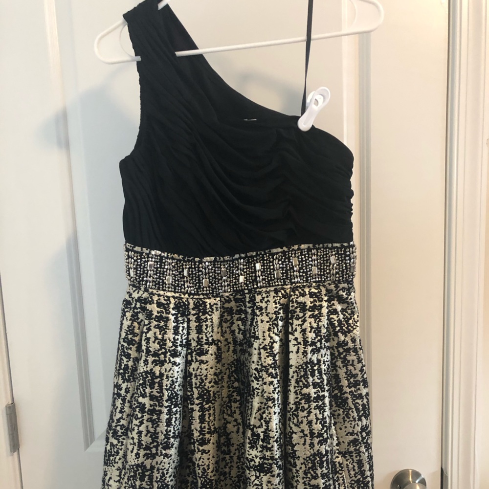 Eliza J One Shoulder Holiday Dress